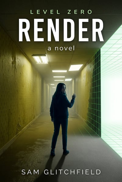 The cover for the book 'Render' by Sam Glitchfield