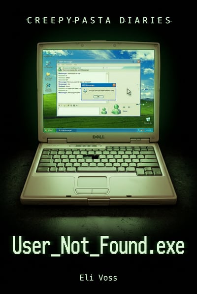 The cover for the book 'User_Not_Found.exe' by Eli Voss